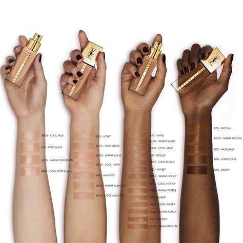 touch eclat le teint yves saint laurent|ysl touche eclat shade chart.